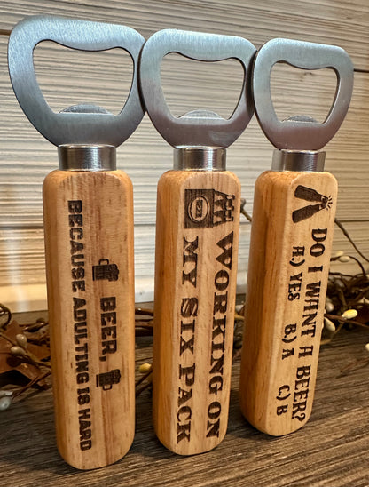 Three-Piece Bottle Opener Set - Beer Connoisseur Pack