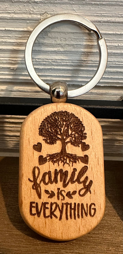 Wooden Keychain - Family Collection I (Set of 3)