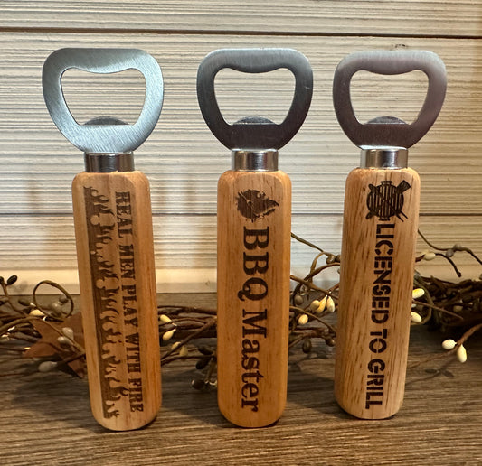 Three-Piece Bottle Opener Set - BBQ Master Pack